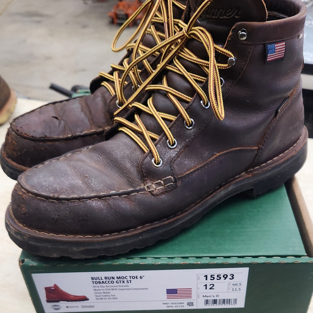 Danner Men's Bull Run Moc Toe 6" Tobacco GTX Boots